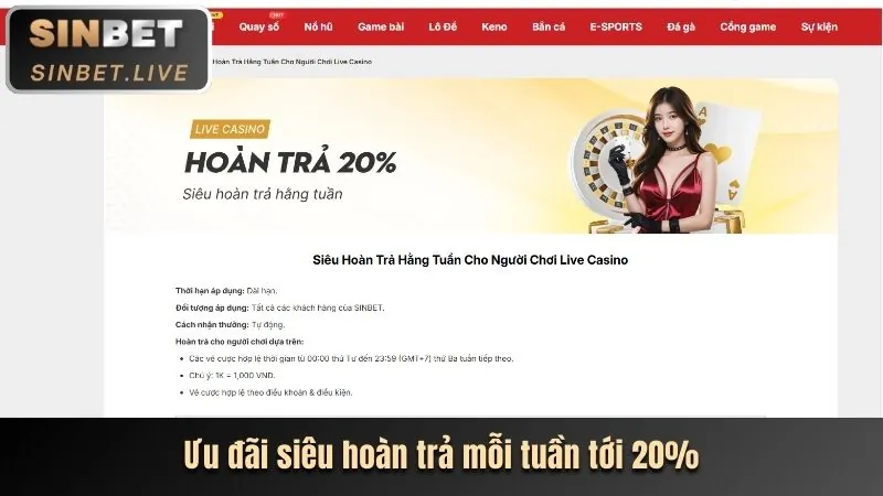 Khuyến mãi thể thao và casino Win8bet